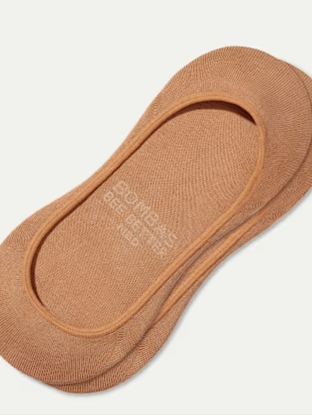 Bombas Low Cut Lightweight No-Show Socks - Tan